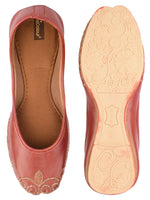 Thumbnail for Desi Colour Women Indian Ethnic Footwear-Polish-Dark Brown 1