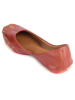 Thumbnail for Desi Colour Women Indian Ethnic Footwear-Polish-Dark Brown 1