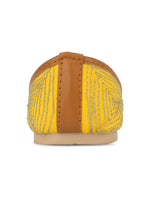Thumbnail for Desi Colour Women Indian Ethnic Footwear-Yellow Dabka - Distacart