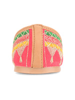 Thumbnail for Desi Colour Women Indian Ethnic Footwear-New Mid Range- Pink Zari - Distacart