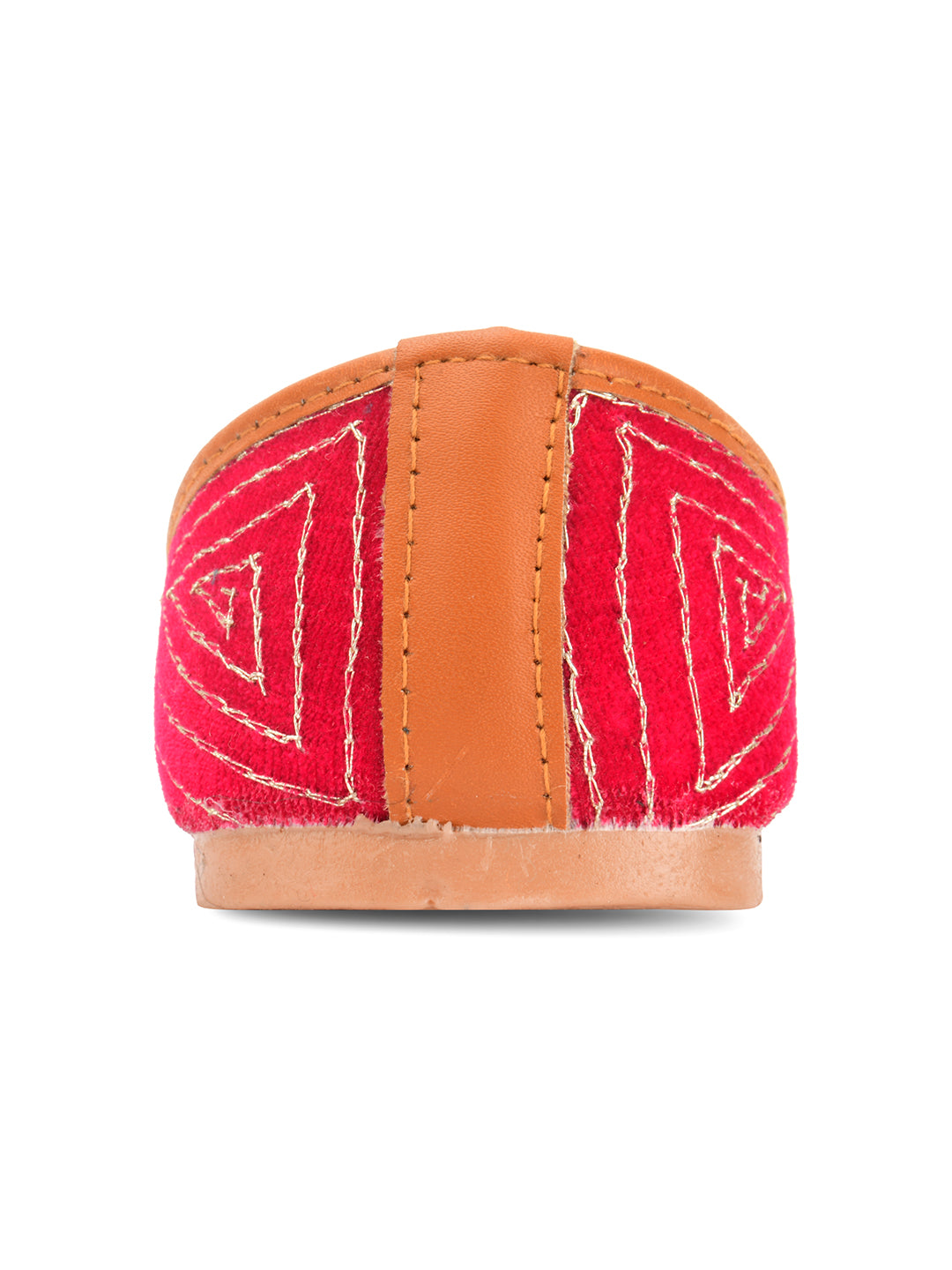 Desi Colour Women Indian Ethnic Footwear-Velvet Pink - Distacart