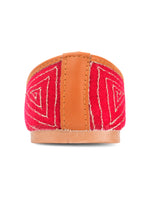 Thumbnail for Desi Colour Women Indian Ethnic Footwear-Velvet Pink - Distacart