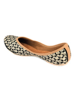 Thumbnail for Desi Colour Women Indian Ethnic Footwear-Black Thread - Distacart