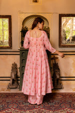 Thumbnail for Pomcha Jaipur Gaurangi Rutvi Muslin Printed Anarkali Set