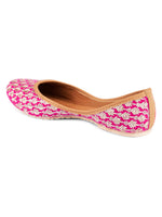 Thumbnail for Desi Colour Women Indian Ethnic Footwear-Pinky - Distacart