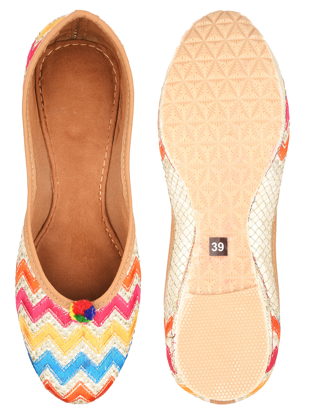 Desi Colour Women Indian Ethnic Footwear-LUX by DC - Distacart