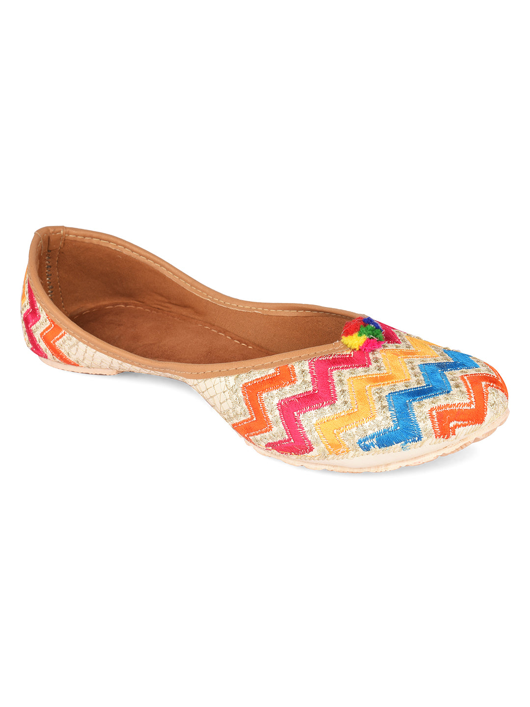 Desi Colour Women Indian Ethnic Footwear-LUX by DC - Distacart