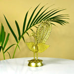 Thumbnail for Sowpeace Handcrafted peacock using Dokra metal art