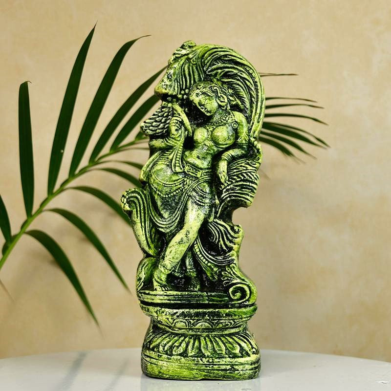 Sowpeace Premium Ancient Finish Terracotta Lady Abstract Art