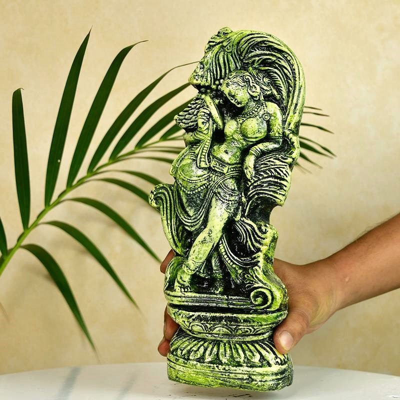 Sowpeace Premium Ancient Finish Terracotta Lady Abstract Art