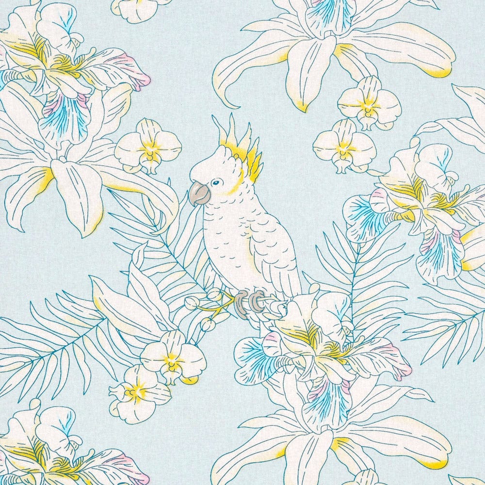 Haus & Kinder Tropical Bird, 100% Cotton Double Bedsheet, 144 TC - Dista