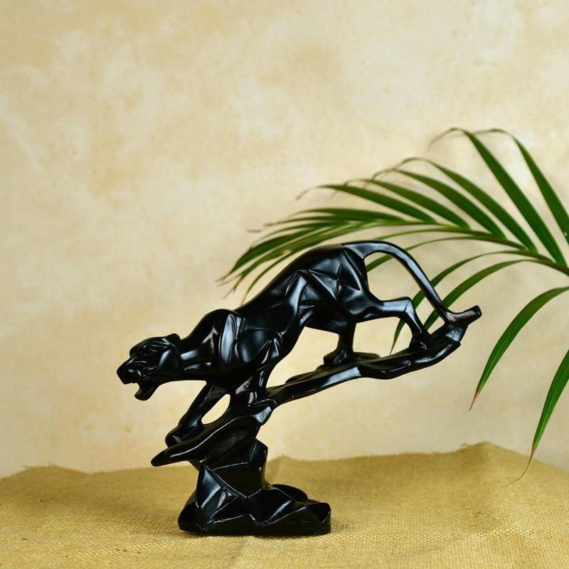 Sowpeace Resin Panther Statue - Distacart