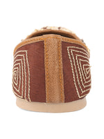 Thumbnail for Desi Colour Women Indian Ethnic Footwear-Brown Dabka - Distacart