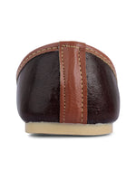Thumbnail for Desi Colour Women Indian Ethnic Footwear-Traditional Dark Brown Polish - Distacart