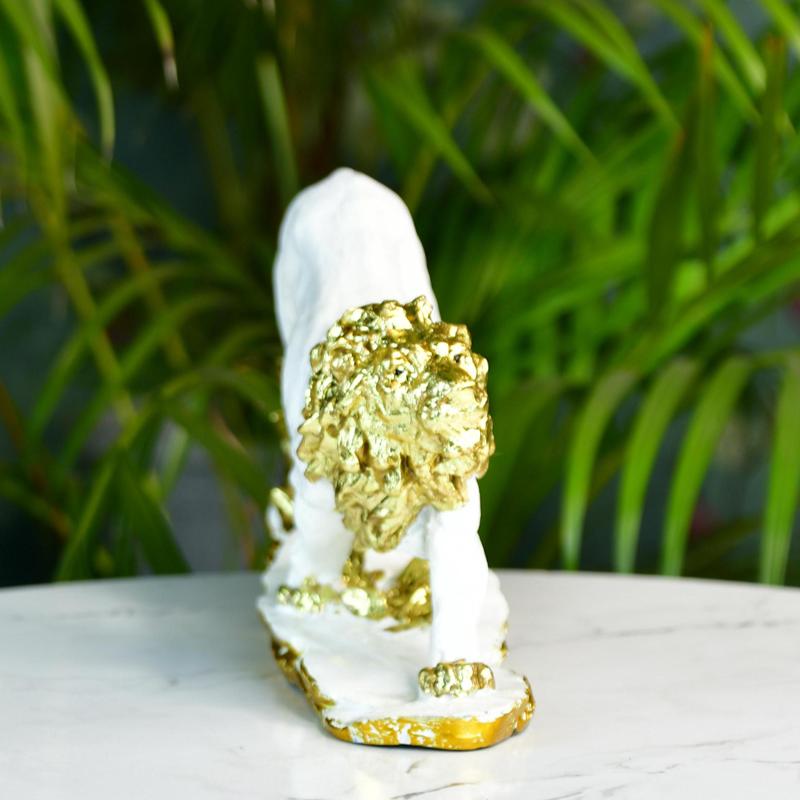 Sowpeace Resin Leaping Lion - Distacart