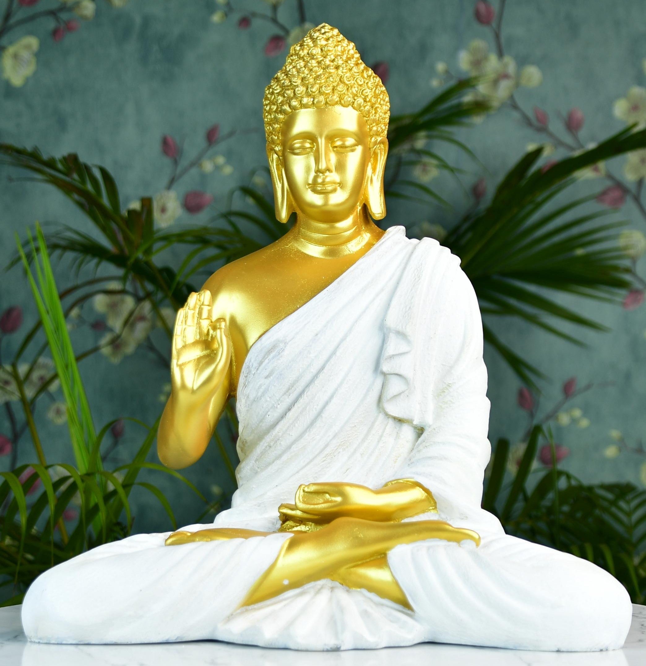 Sowpeace Resin Gold Buddha Decor