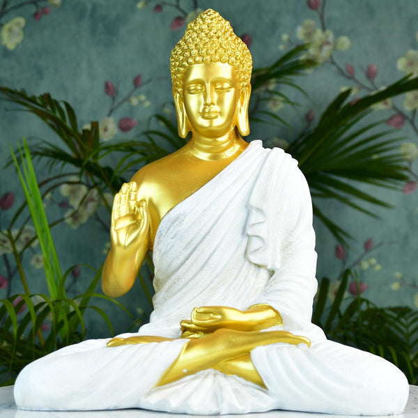 Sowpeace Resin Gold Buddha Decor