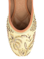 Thumbnail for Desi Colour Women Indian Ethnic Footwear-Gold Dabka-1 - Distacart