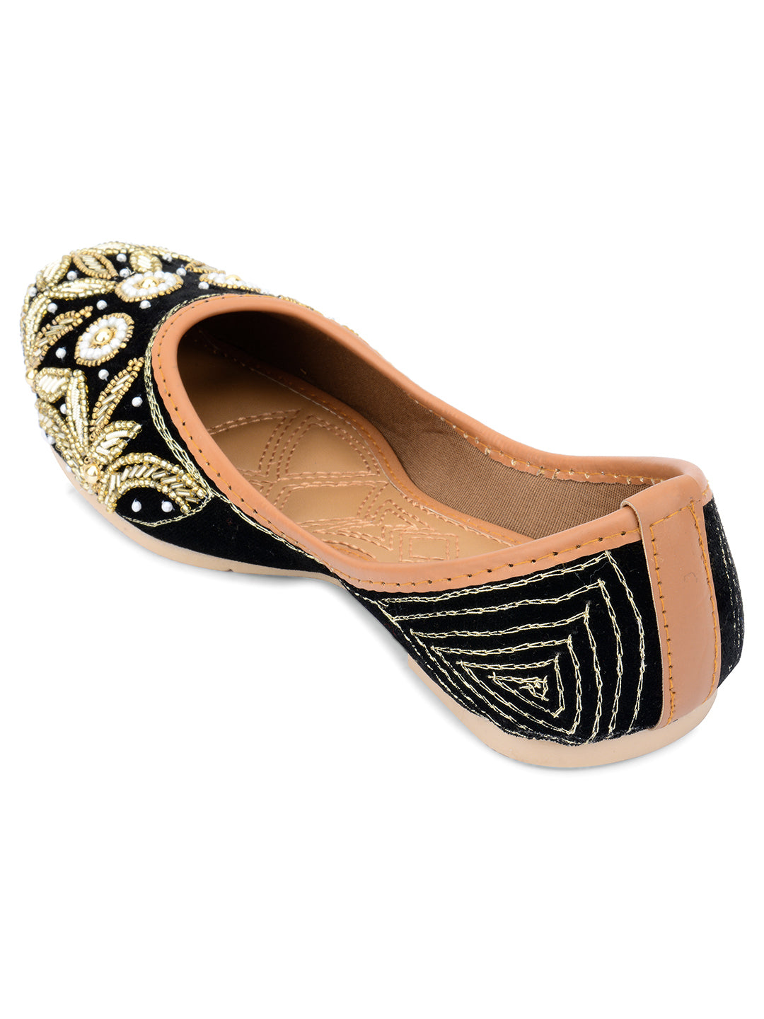 Desi Colour Women Indian Ethnic Footwear-Velvet Wedding-7