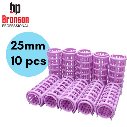 Bronson Professional Roller Curlers Clips For Women - 25mm - Dista