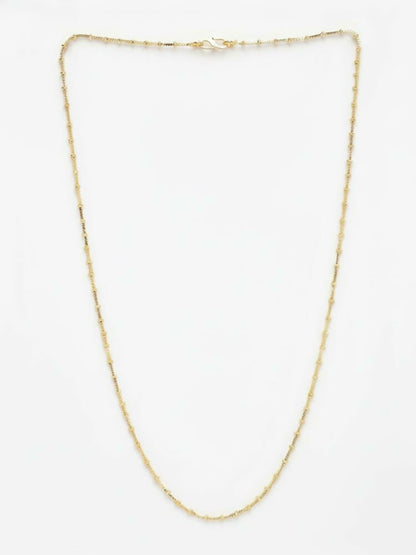 NVR Women Gold Plated Minimal Chain - Distacart