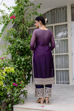 Thumbnail for Lehenga Mart Designer Salwar Suit for Women or Girls - Purple - Distacart