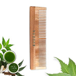 Thumbnail for Buddha Natural Dual Tooth Kacchi Neem Wooden Comb - Distacart