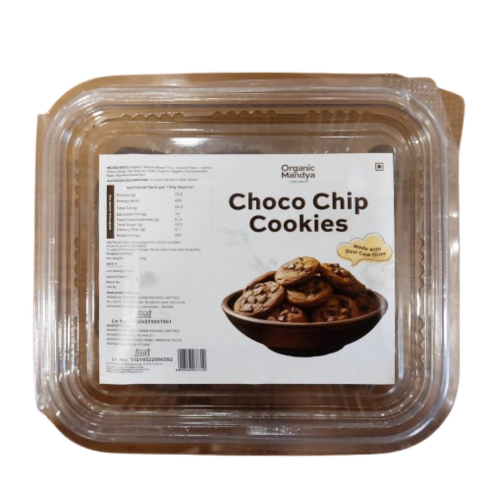 Organic Mandya Choco Chip Cookies - Distacart