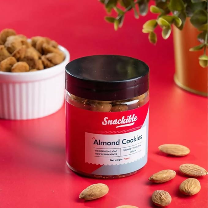 Snackible Almond Cookies - Distacart