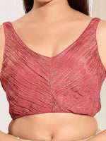 Thumbnail for Joban Fashion Onion Pink Tissue Padded Blouse With Sweetheart Neck Sleeveless - Distacart