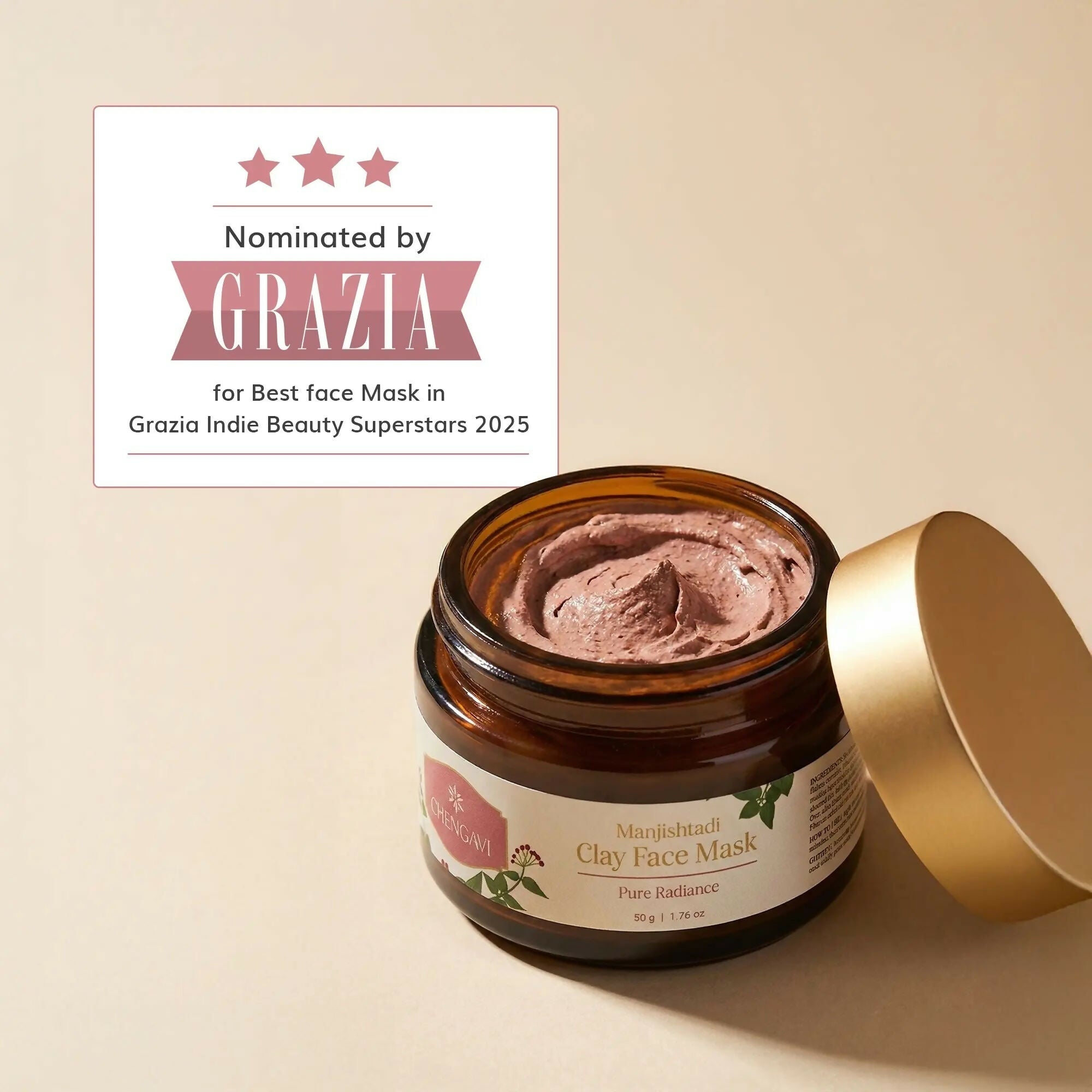 Chengavi Manjishtadi Clay Face Mask