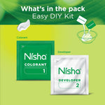 Thumbnail for Nisha Creme Hair Color for Women - Chocolate Brown - Distacart