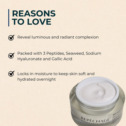 Repechage Biolight Brightening Face Overnight Cream - Distacart