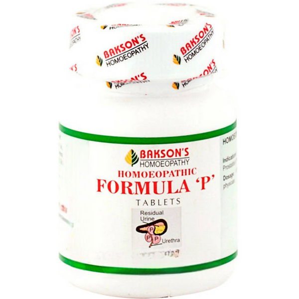 Bakson's Homeopathy Formula P Tablets - Distacart