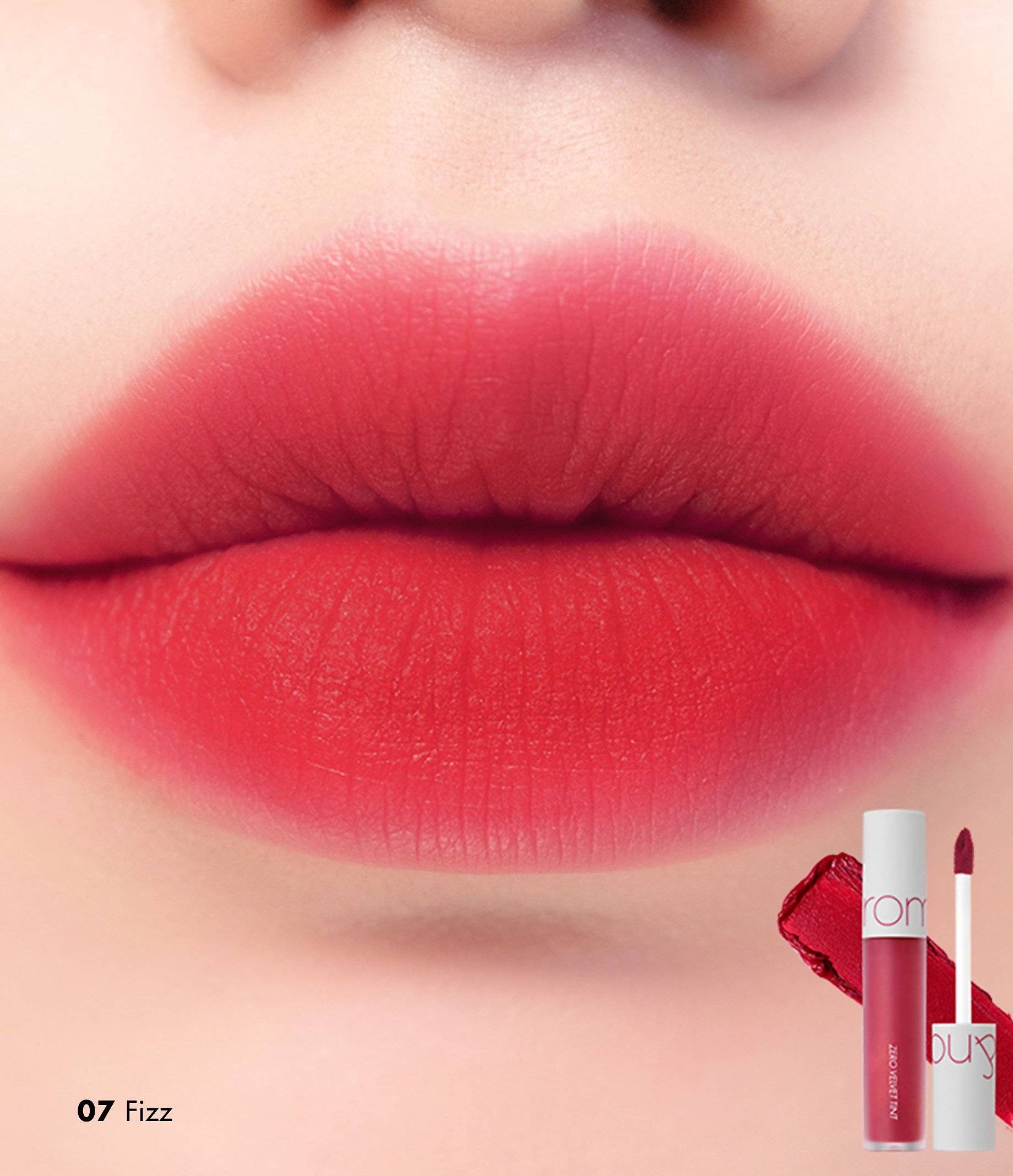 Rom&nd Zero Velvet Tint - 07 Fizz - Distacart