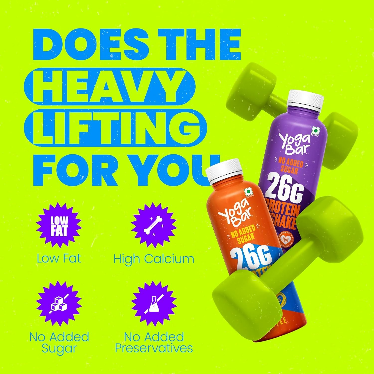Yoga Bar 26g Protein Milk Shake (Cold Coffee) - Distacart
