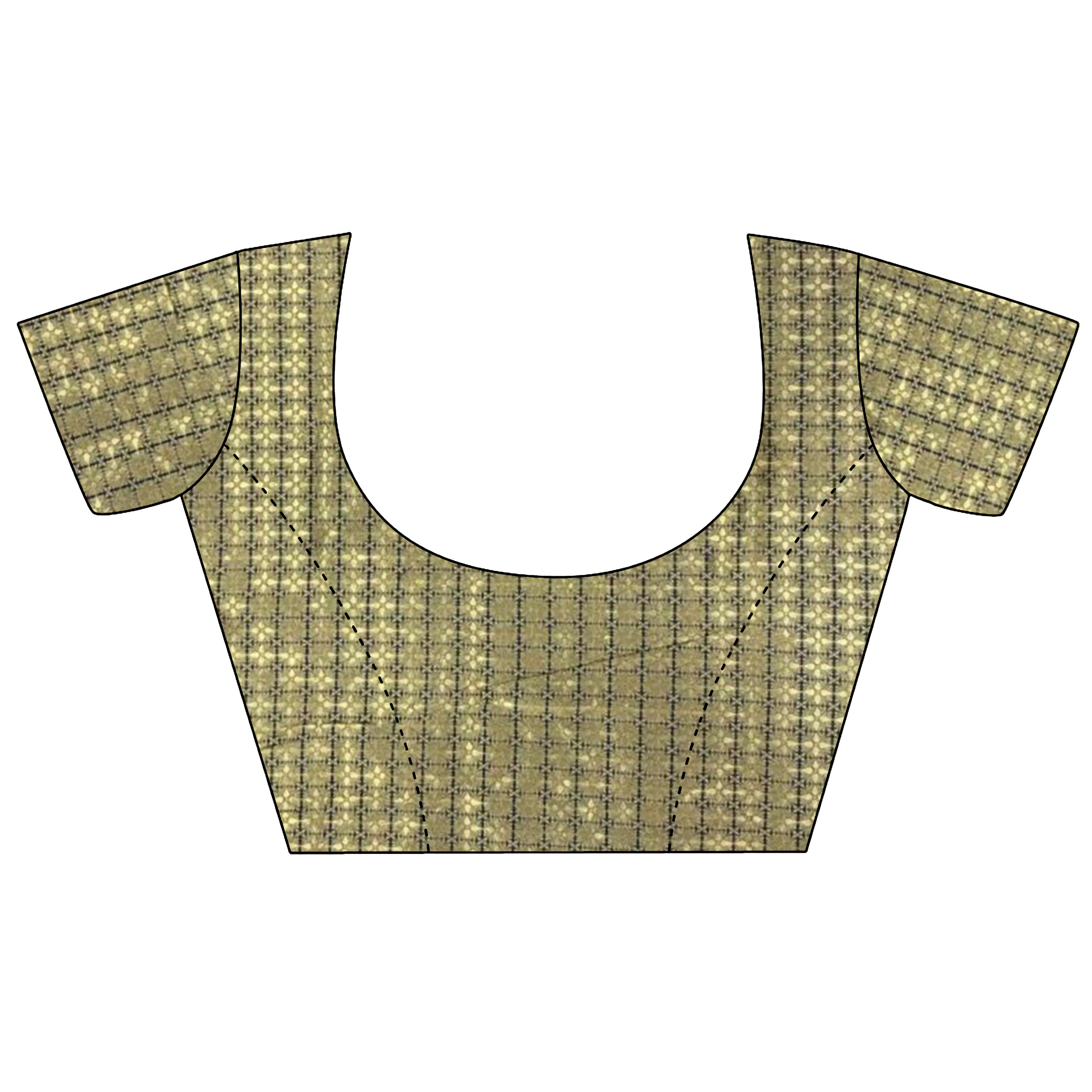 Joban Fashion Navy Blue Banarasi Lichi Silk Gold Zari Meena Saree