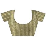 Thumbnail for Joban Fashion Navy Blue Banarasi Lichi Silk Gold Zari Meena Saree