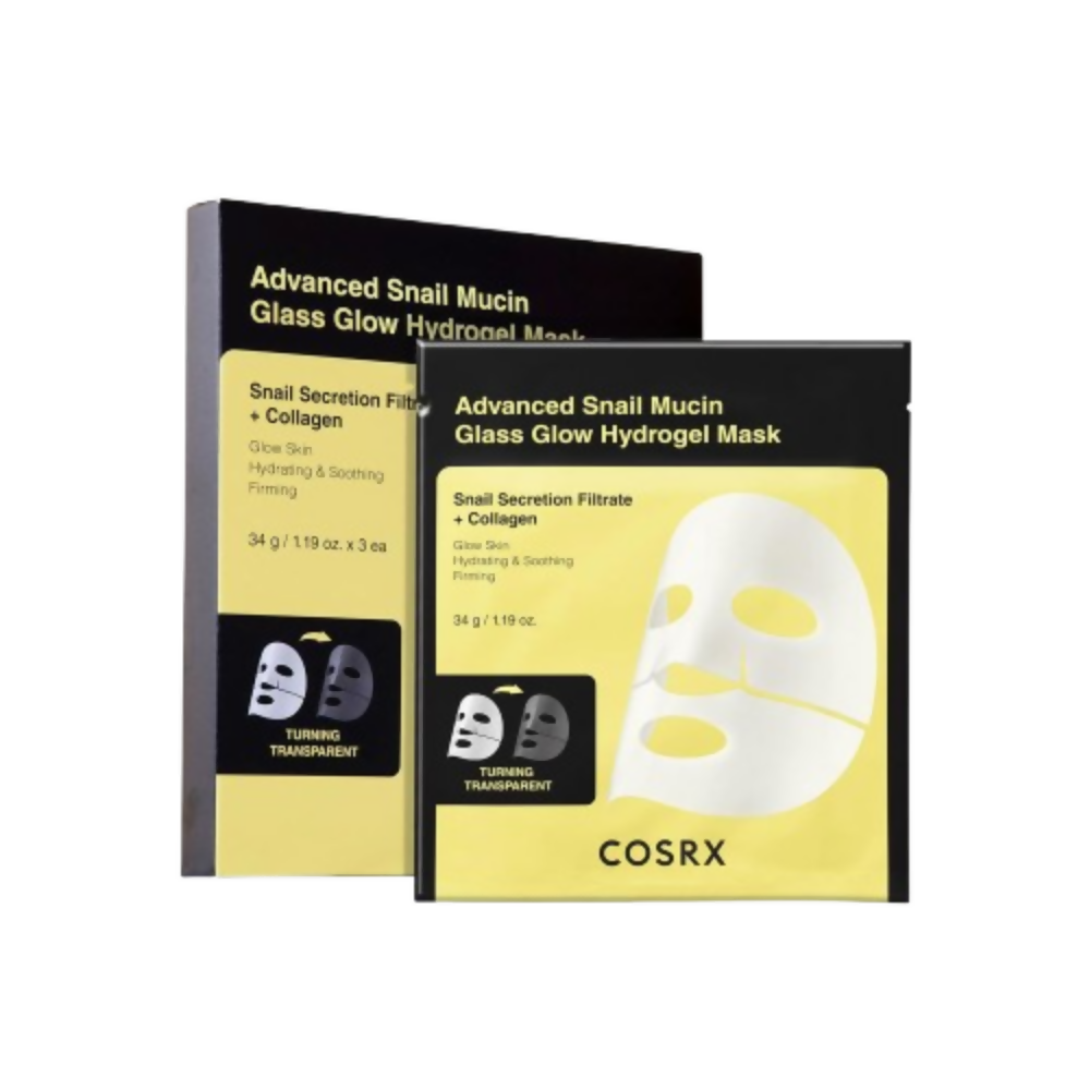 Cosrx Advanced Snail Mucin Glass Glow Hydrogel Mask - Distacart