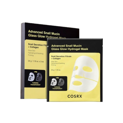 Cosrx Advanced Snail Mucin Glass Glow Hydrogel Mask - Distacart