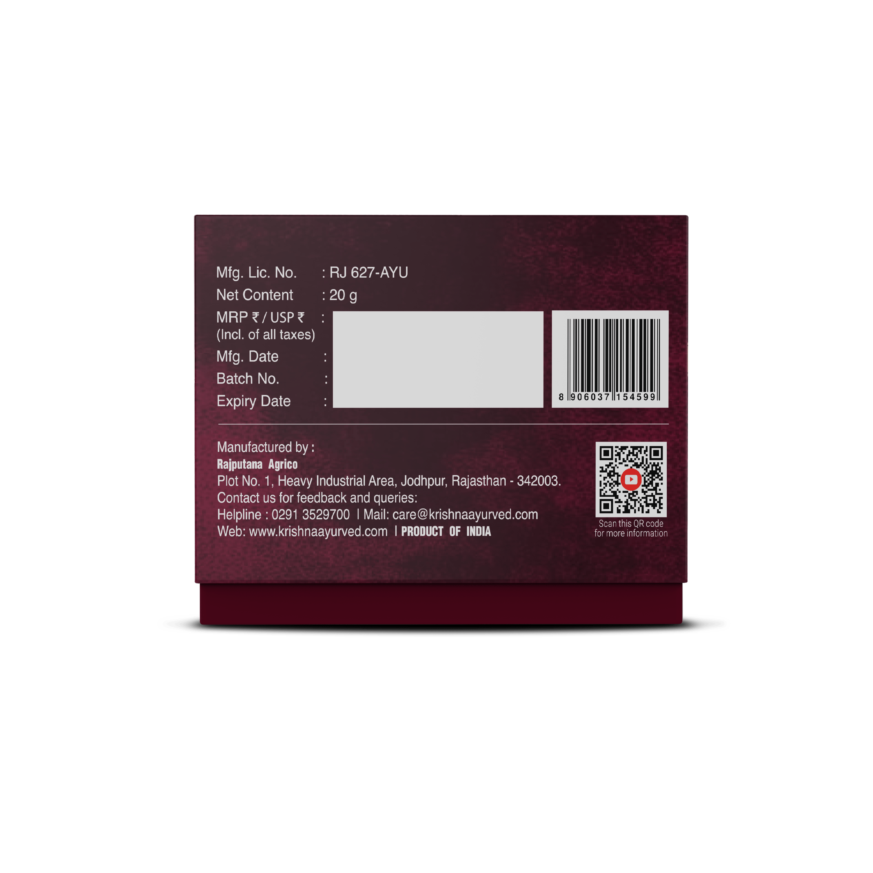 Krishna'S Herbal & Ayurveda Himalayan SJ Resin Women