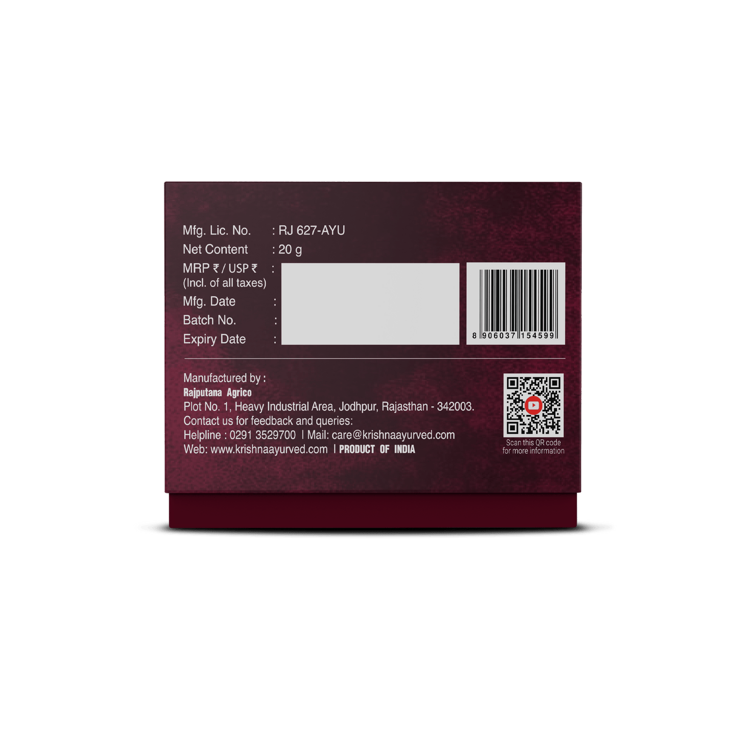 Krishna'S Herbal & Ayurveda Himalayan SJ Resin Women - Distacart