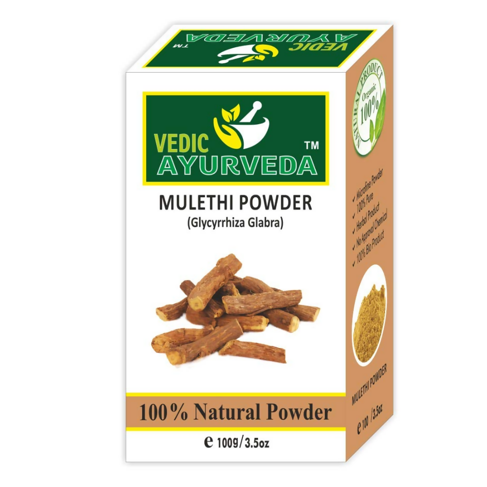 VedicAyurveda Multani Mitti Powder and Mulethi Powder - Dista