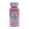 confect dahlia pink disco balls sprinkles 4 mm 120 gms