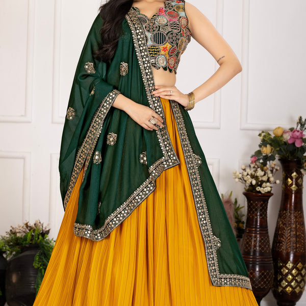 Lehenga Mart Designer Wedding Lehenga choli for Women - Multicolor - Distacart