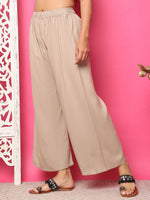Thumbnail for TAG 7 Women Flared Ethnic Palazzos