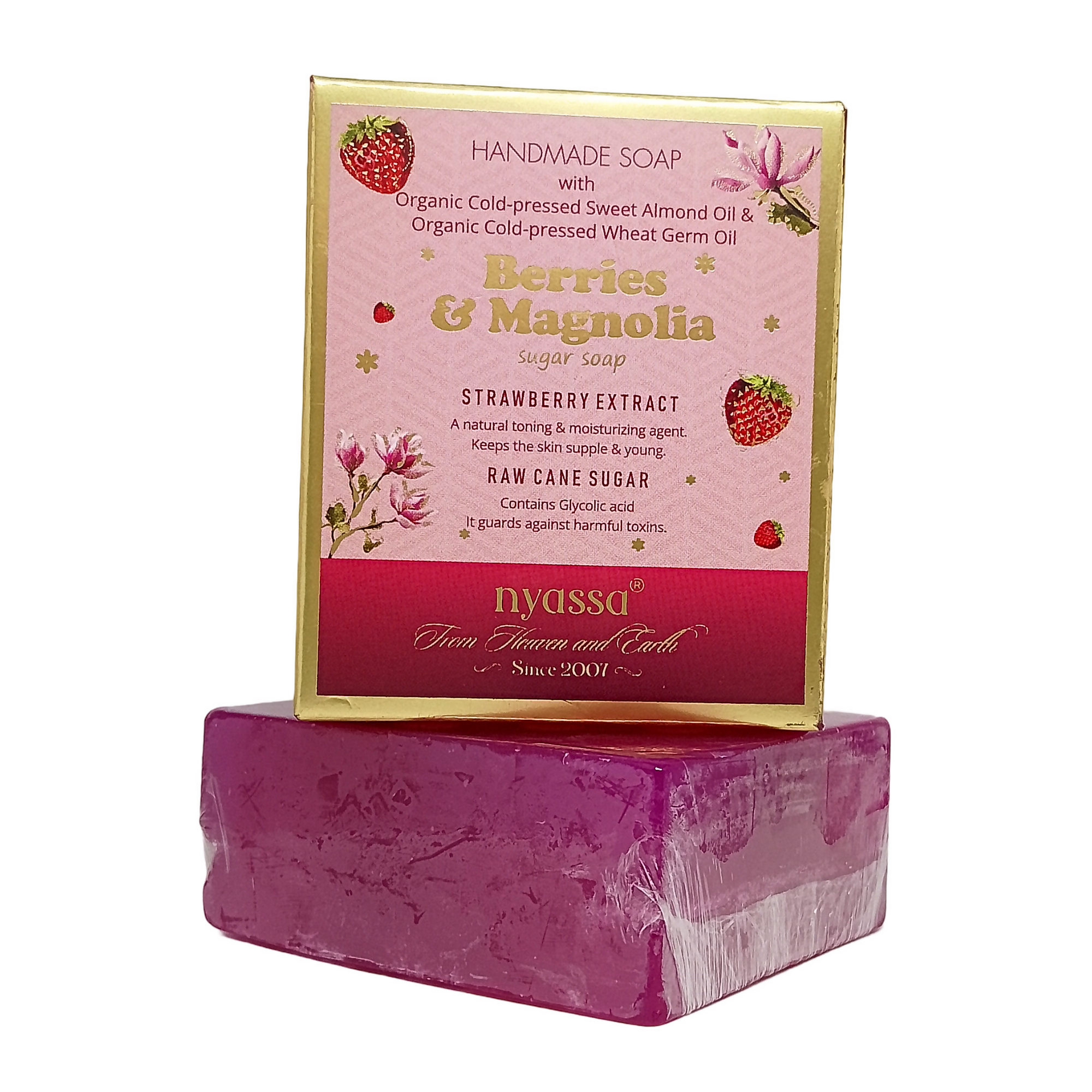 Nyassa Berries & Magnolia Luxurious Handmade Soap - Distacart