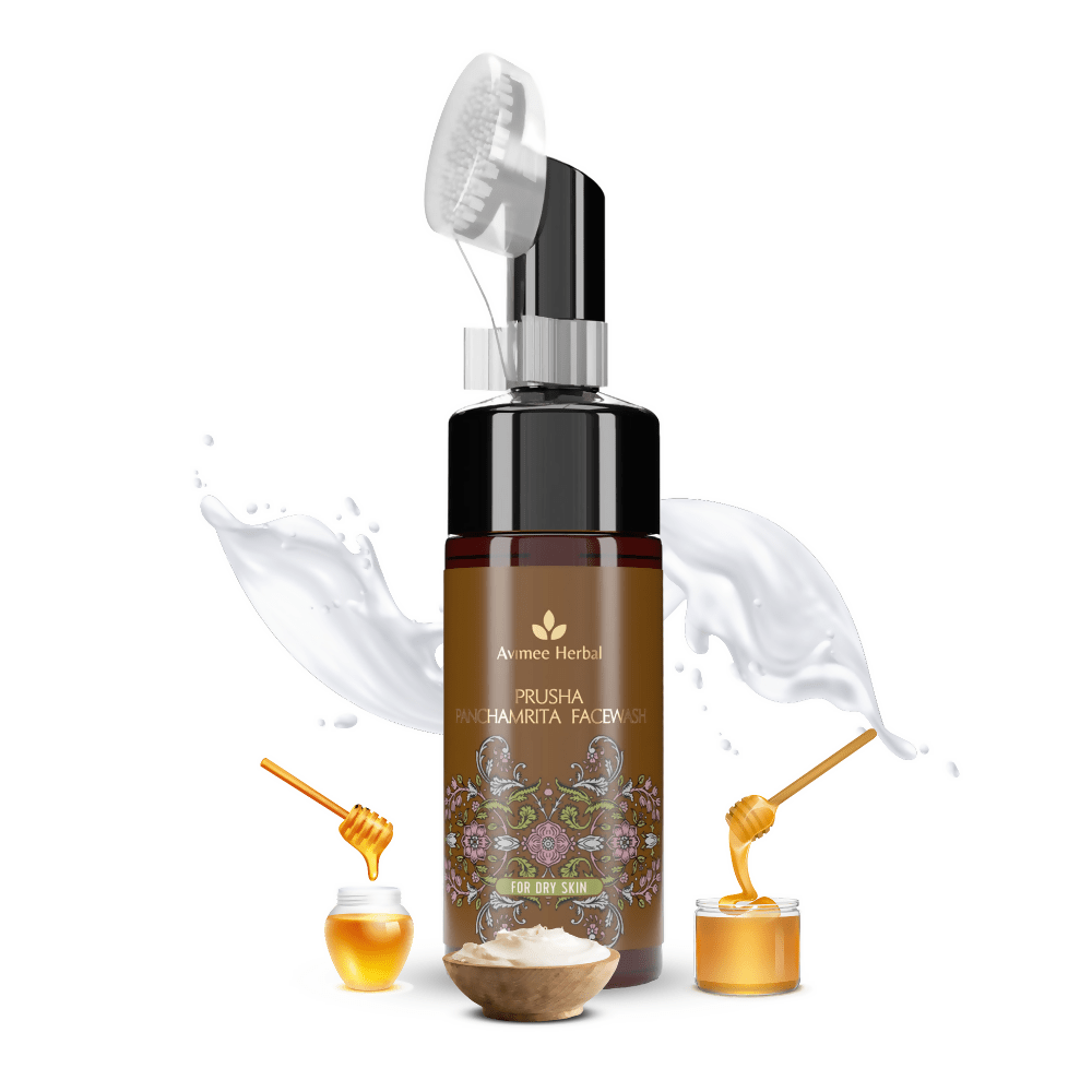 Avimee Herbal Prusha Panchamrita Face Wash - Distacart