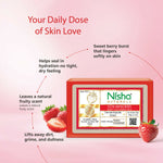 Thumbnail for Nisha Strawberry Body Cleansing Soap Bar - Distacart