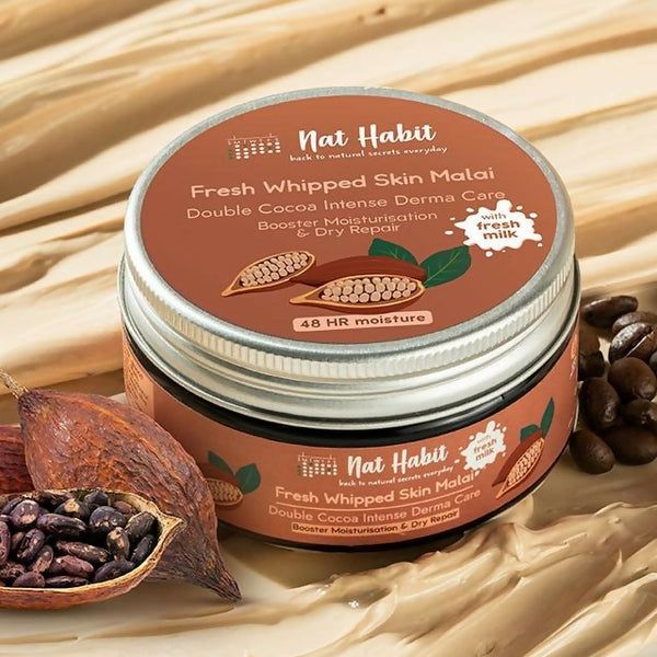 Nat Habit Double Cocoa Intense DermaCare Fresh Whipped Skin Malai - Distacart